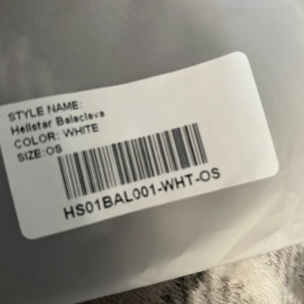 White Hellstar Ski Mask Brand New Never Worn Send offers